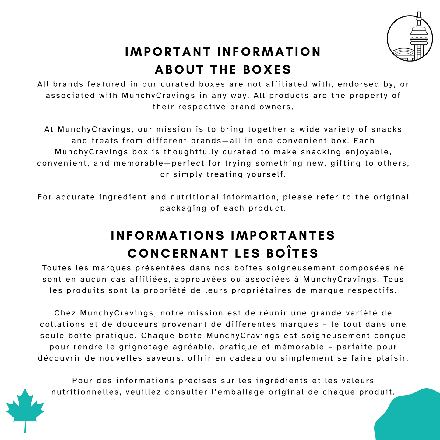 MunchyCravings Premium Snack Box (40 Count) 🍁