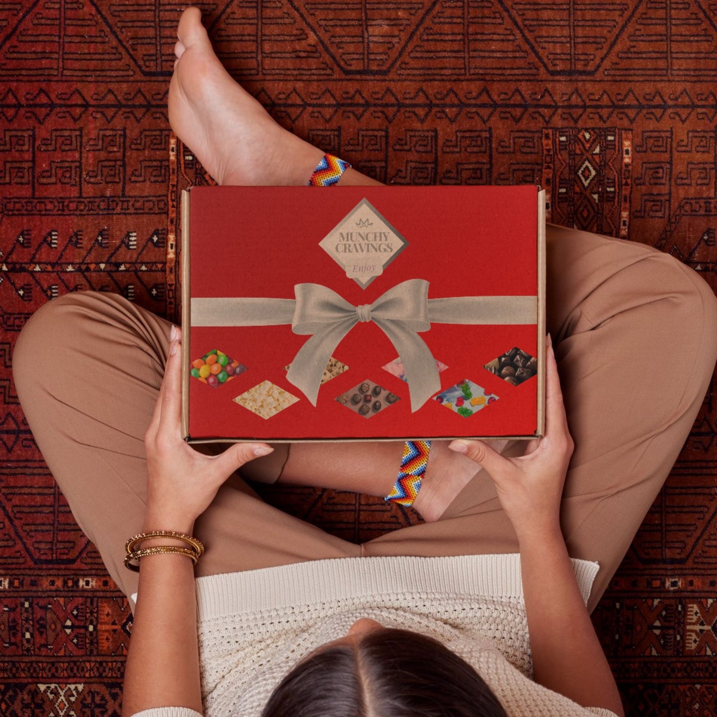 MunchyCravings Chocolate Gift Box - Our Chocolate Gift Box has Kit Kat & More – A Perfect Gift for Men & Women, Bulk Christmas Chocolate Gifts & Holiday Treats