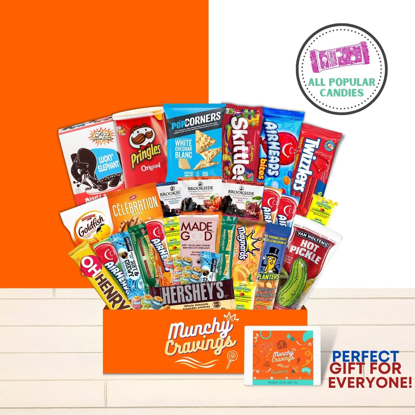 MunchyCravings Deluxe Snack Box (45 Count) - Curated in Toronto, ON
