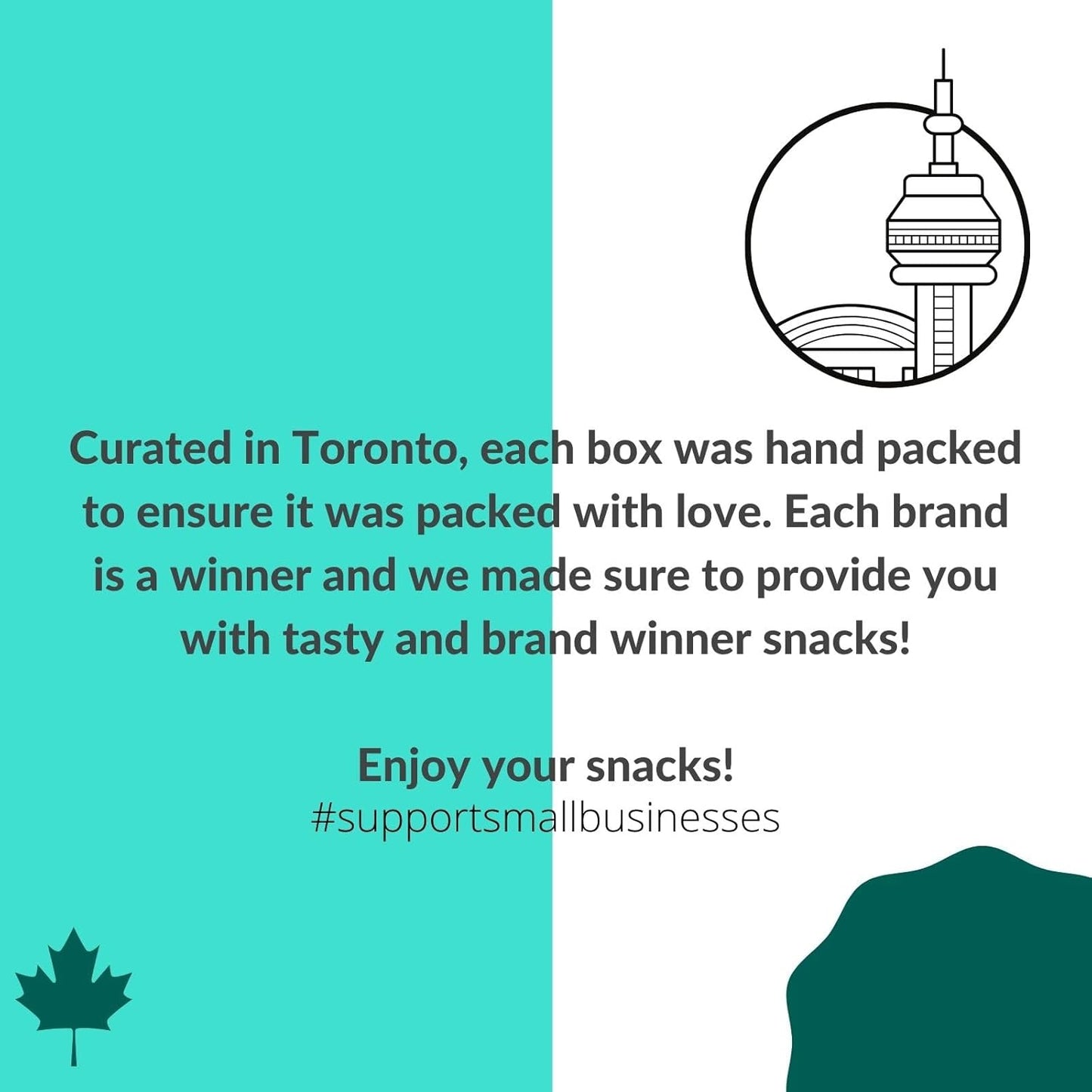 MunchyCravings Premium Snack Box (45 Count) - Curated in Toronto, ON