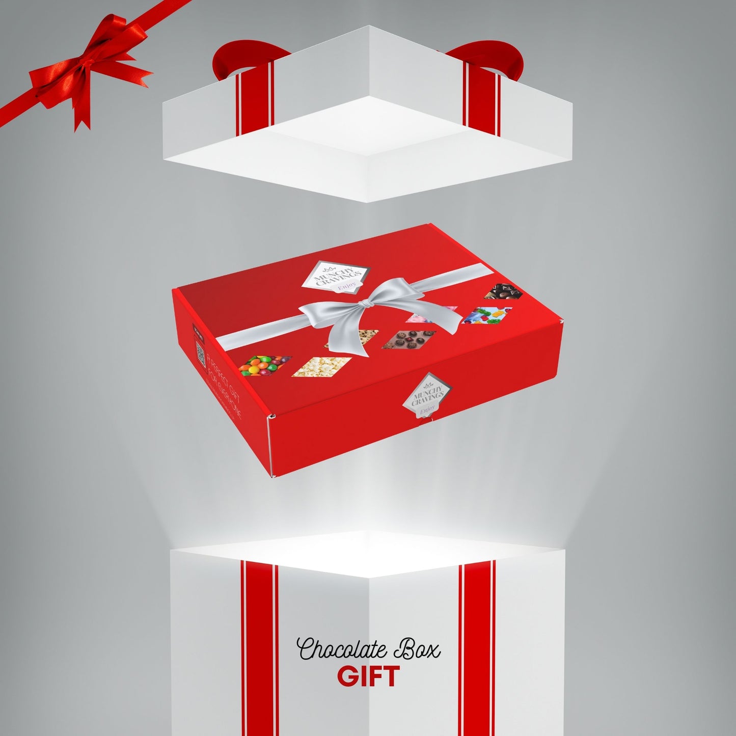MunchyCravings Chocolate Gift Box - Our Chocolate Gift Box has Kit Kat & More – A Perfect Gift for Men & Women, Bulk Christmas Chocolate Gifts & Holiday Treats