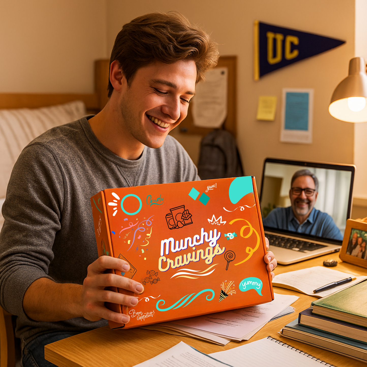 MunchyCravings Deluxe Snack Box (30 Count) π