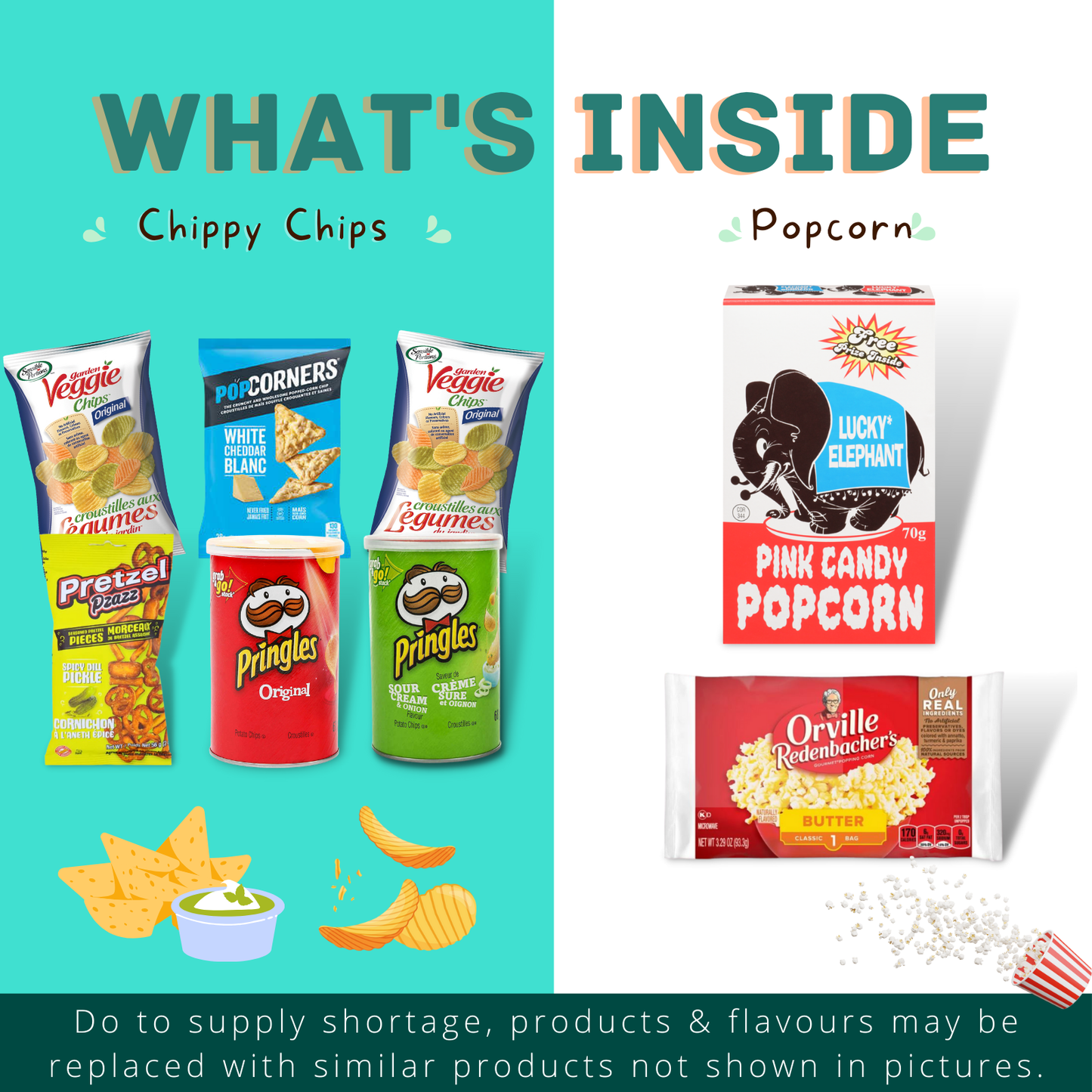 MunchyCravings Large Snack Box (40 Count) - Curated in Toronto, ON