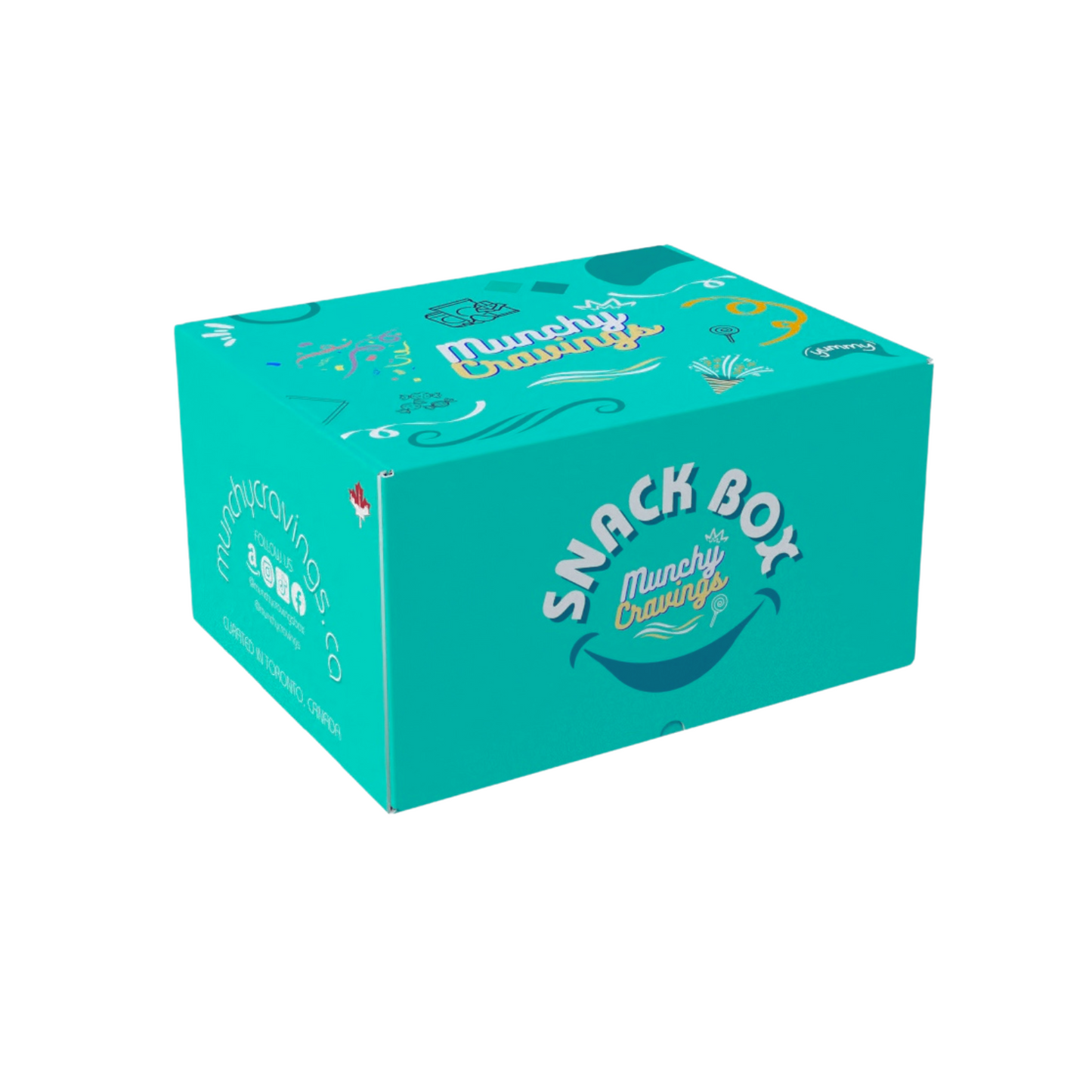 MunchyCravings Large Snack Box (40 Count) - Curated in Toronto, ON
