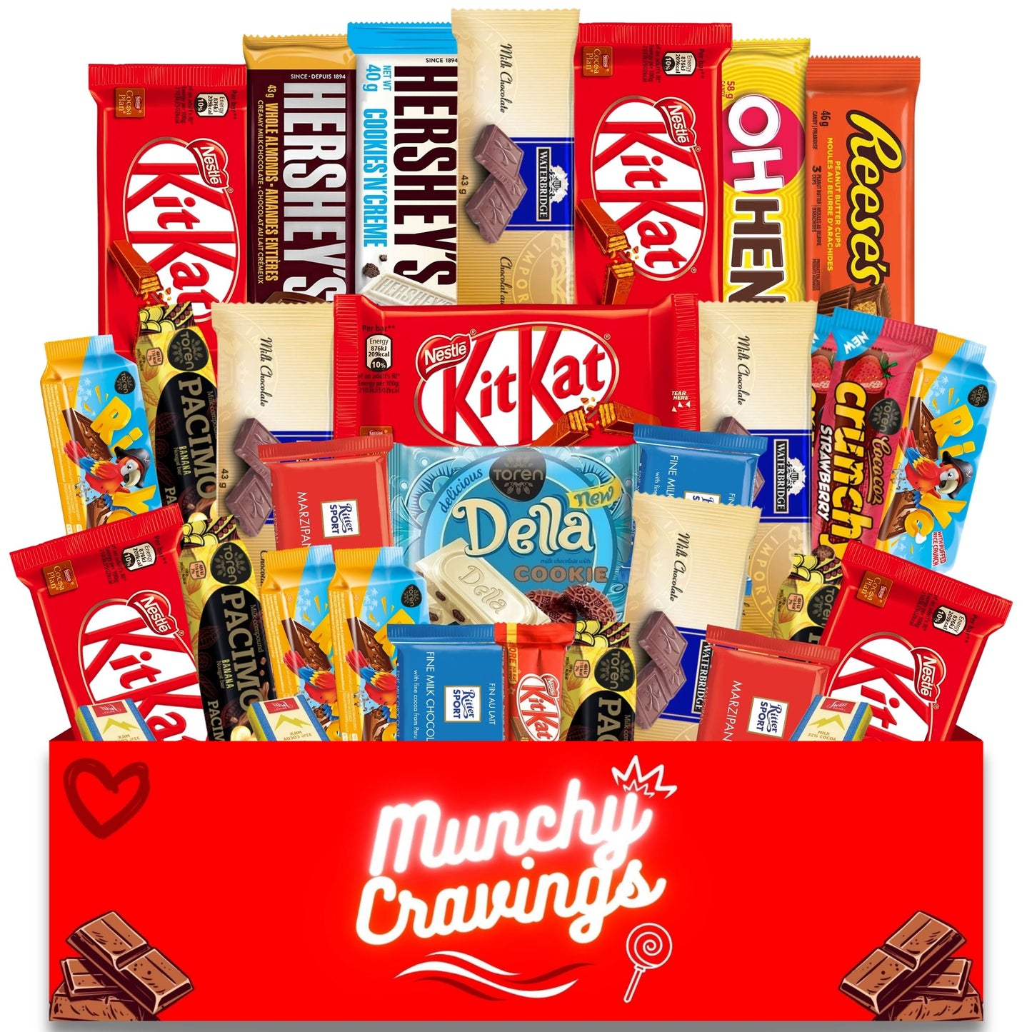 MunchyCravings Chocolate Gift Box (35 Count) 🍁