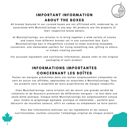 MunchyCravings Premium Snack Box (40 Count) 🍁