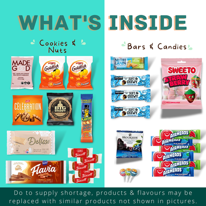 MunchyCravings Large Snack Box (40 Count) - Curated in Toronto, ON