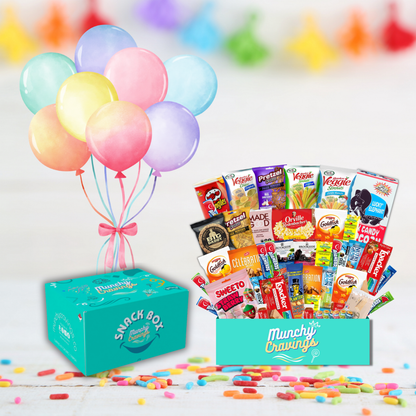 MunchyCravings Premium Snack Box (40 Count) 🍁
