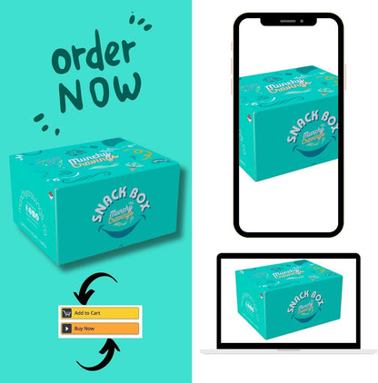 MunchyCravings Premium Snack Box (45 Count) - Curated in Toronto, ON
