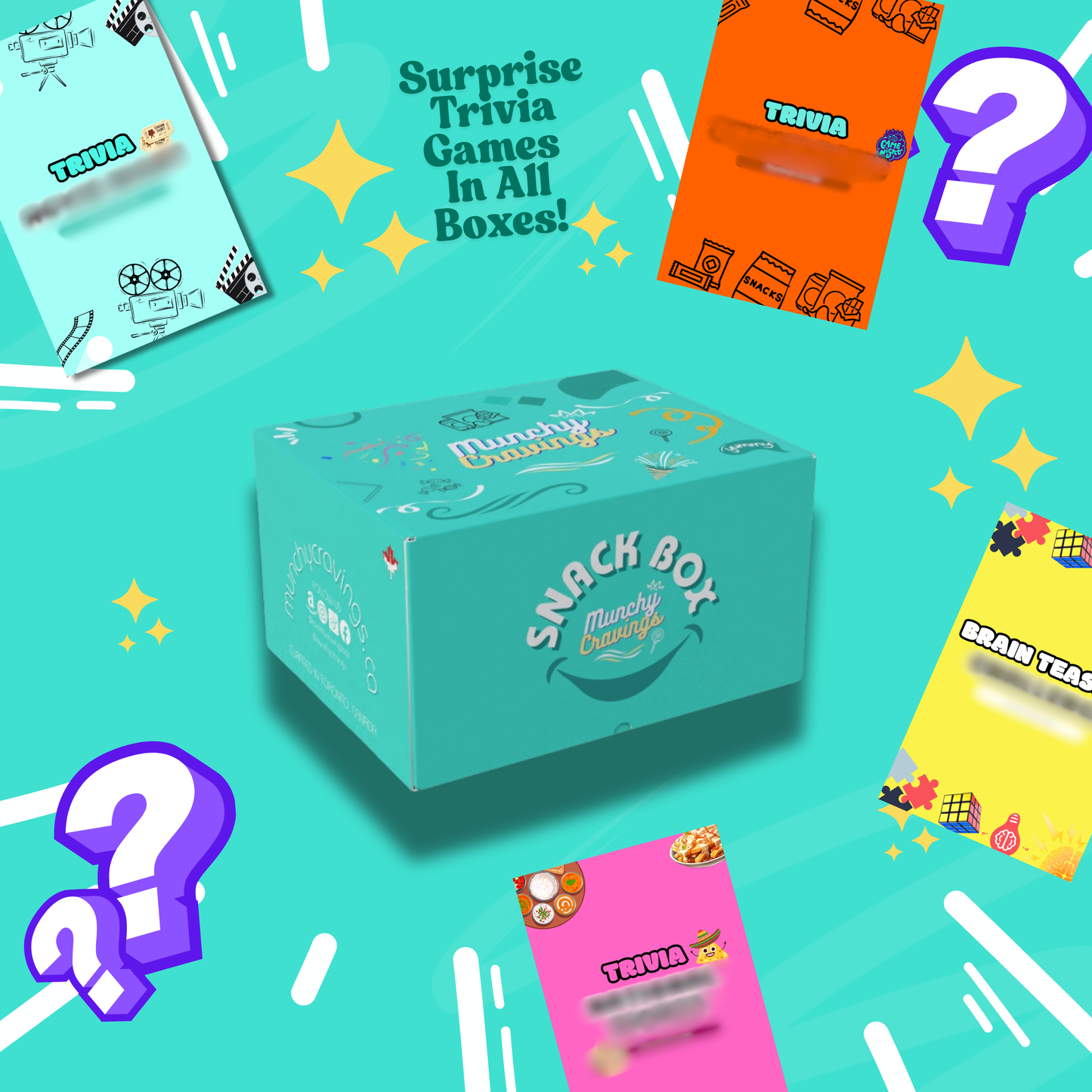 MunchyCravings Premium Snack Box (40 Count) 🍁