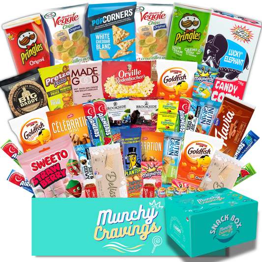 MunchyCravings Large Snack Box (40 Count) - Curated in Toronto, ON