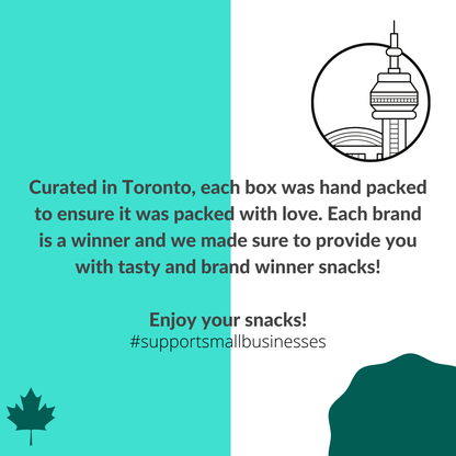 MunchyCravings Large Snack Box (40 Count) - Curated in Toronto, ON