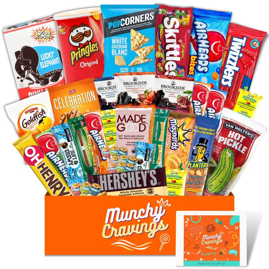 MunchyCravings Deluxe Snack Box (45 Count) - Curated in Toronto, ON