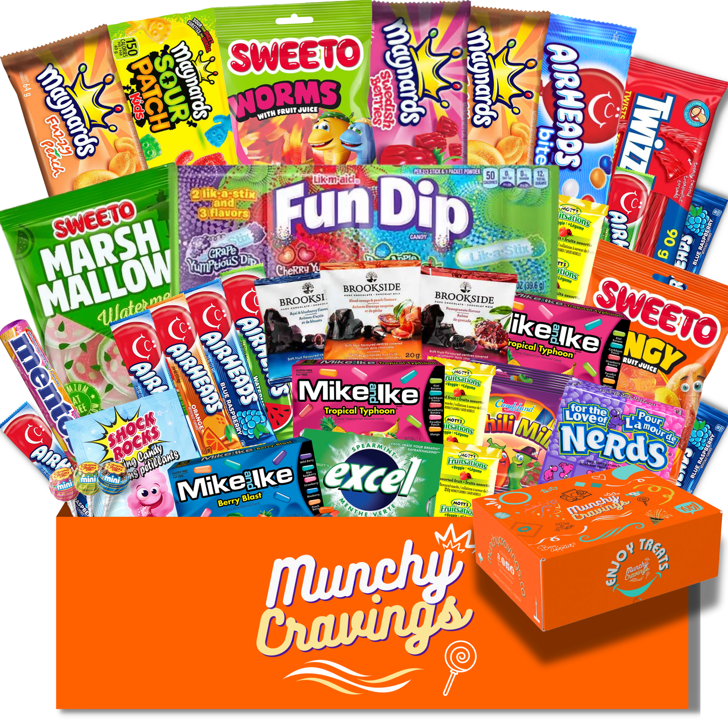 MunchyCravings Premium Candy Box (40 count) 🍁