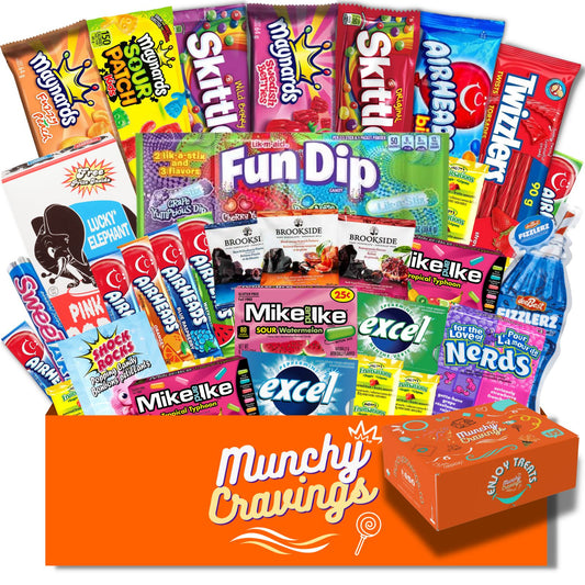 MunchyCravings Premium Candy Variety Box (40 count) - Curated in Toronto, ON
