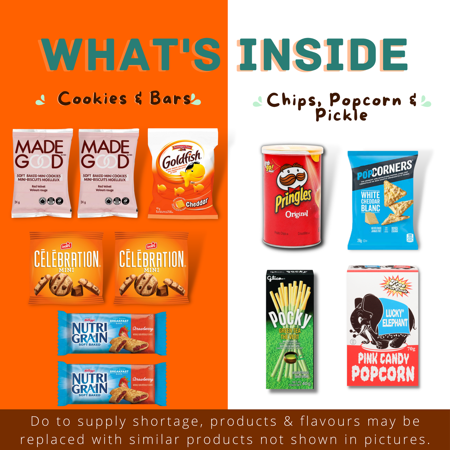 MunchyCravings Deluxe Snack Box (30 Count) 🍁