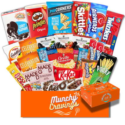 MunchyCravings Deluxe Snack Box (30 Count) 🍁