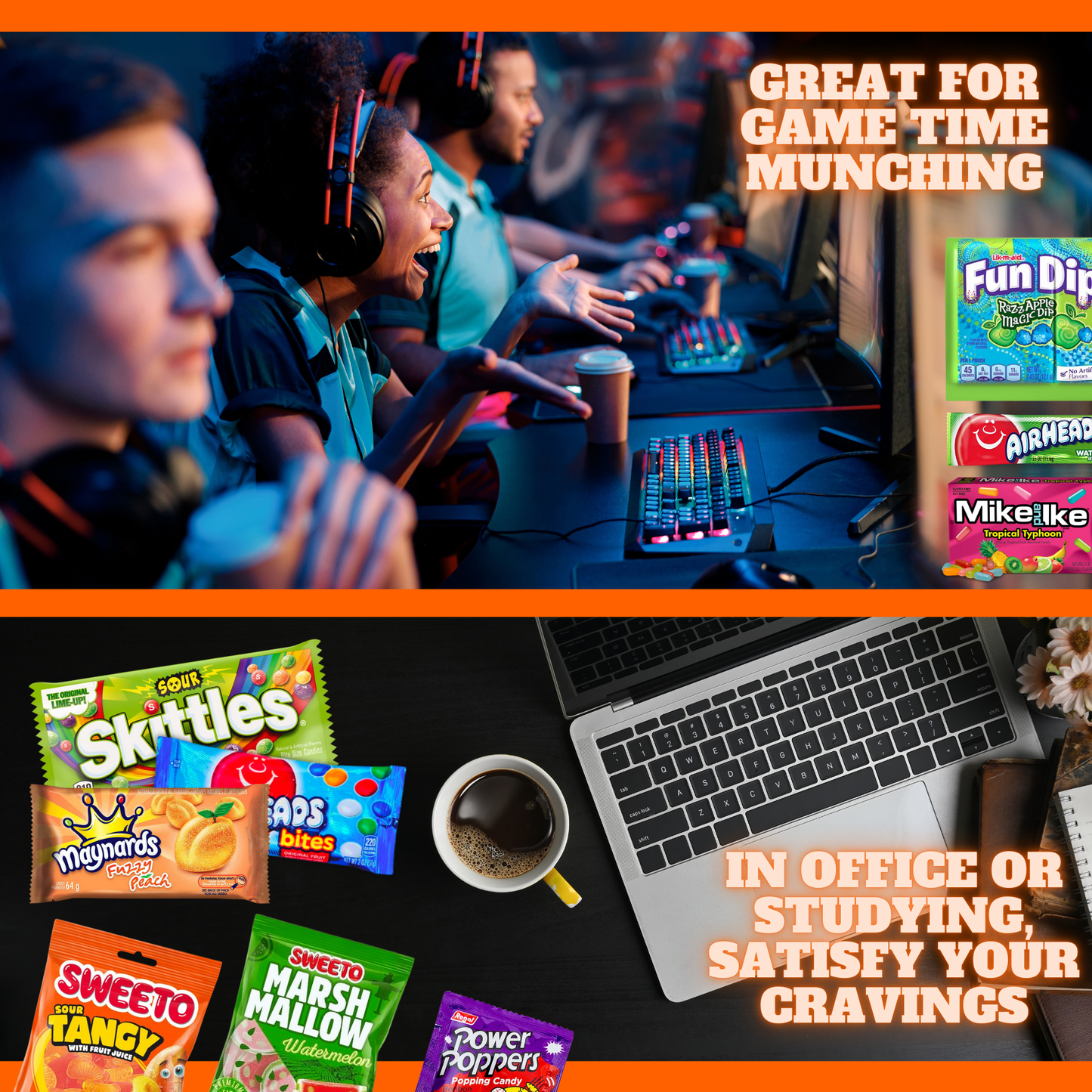 MunchyCravings Halloween Edition Candy Box (50 Count) 🍁