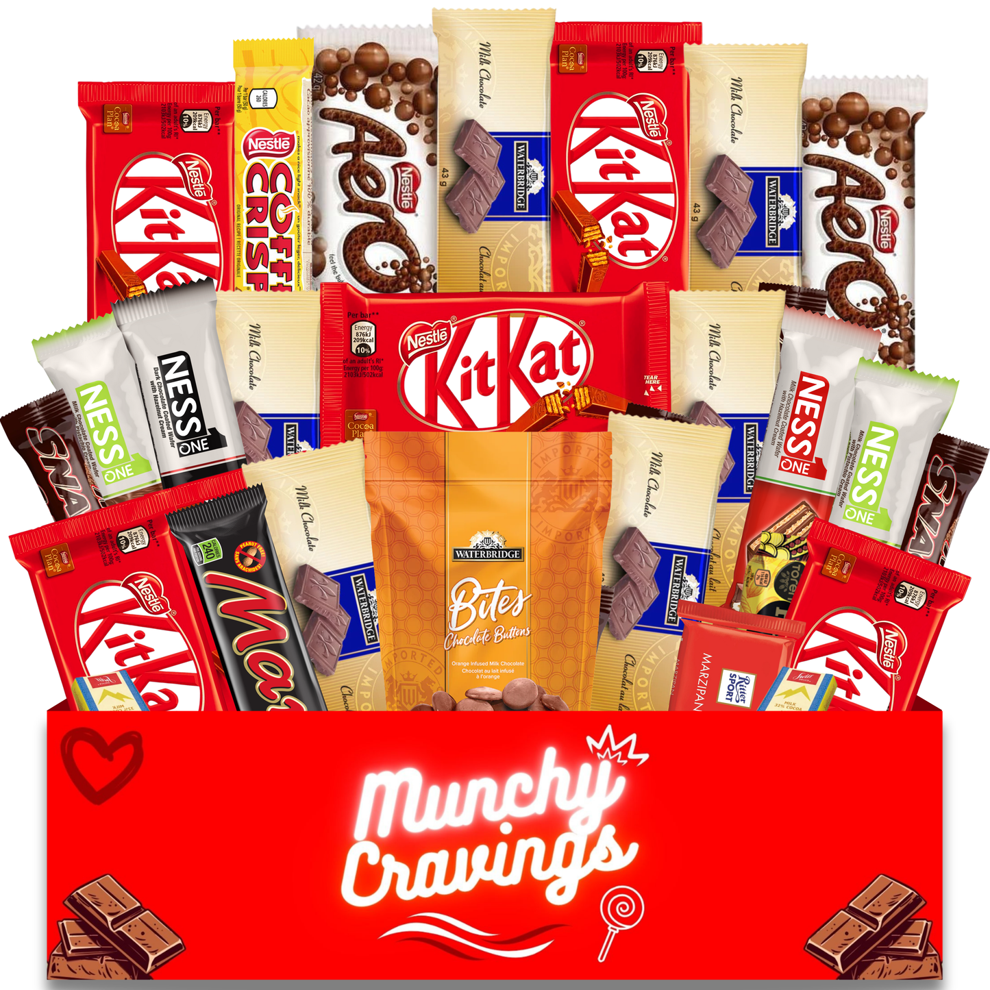 MunchyCravings Chocolate Gift Box (40 Count) 🍁
