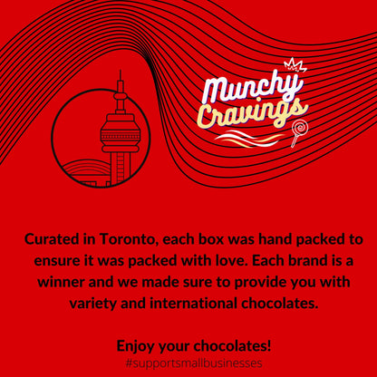 MunchyCravings Chocolate Gift Box - Our Chocolate Gift Box has Kit Kat & More – A Perfect Gift for Men & Women, Bulk Christmas Chocolate Gifts & Holiday Treats