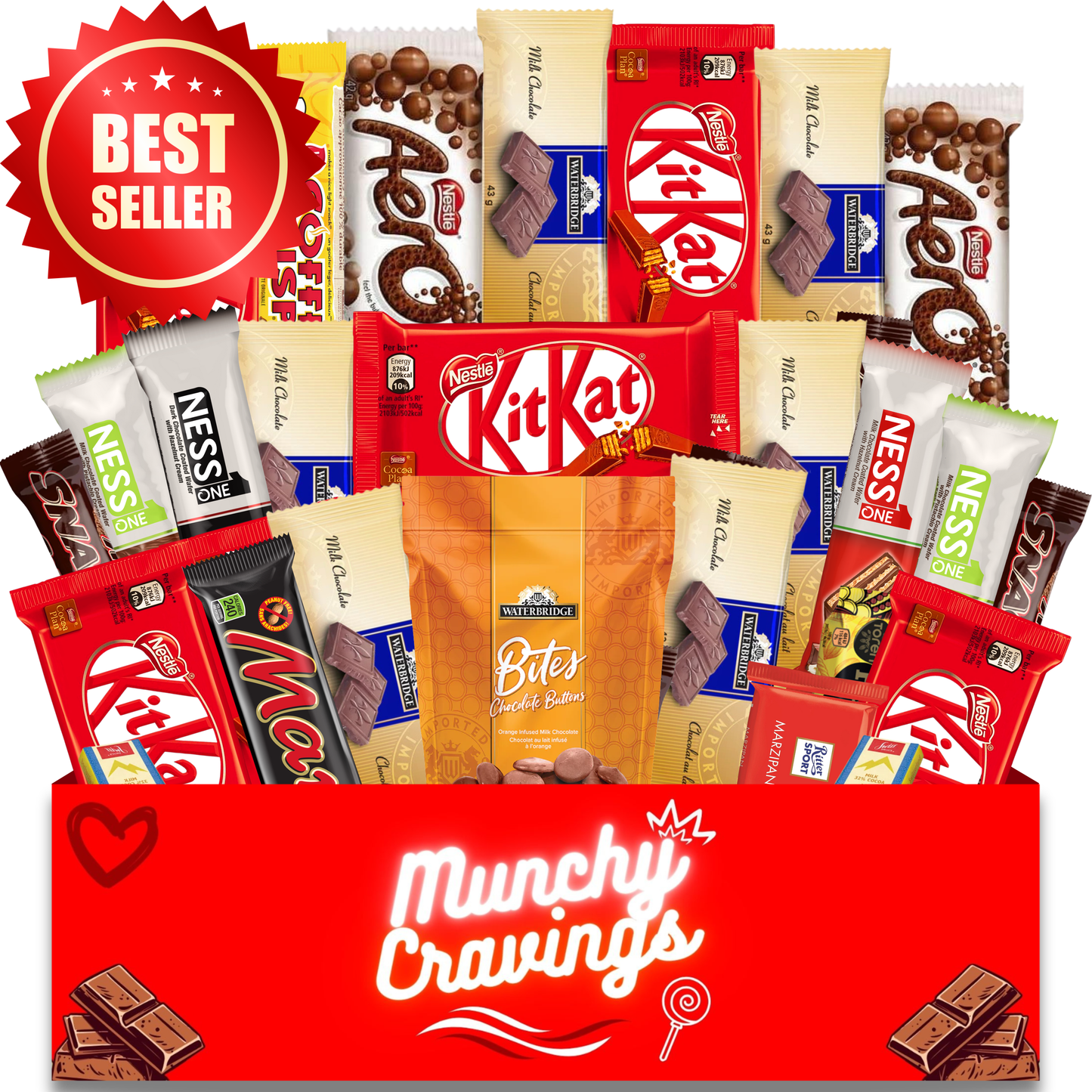 MunchyCravings Chocolate Gift Box (40 Count) 🍁
