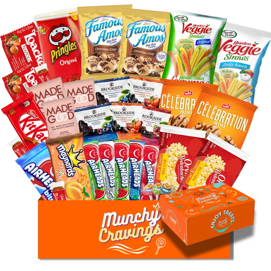 MunchyCravings Limited Edition Snack Box (35 Count) 🍁