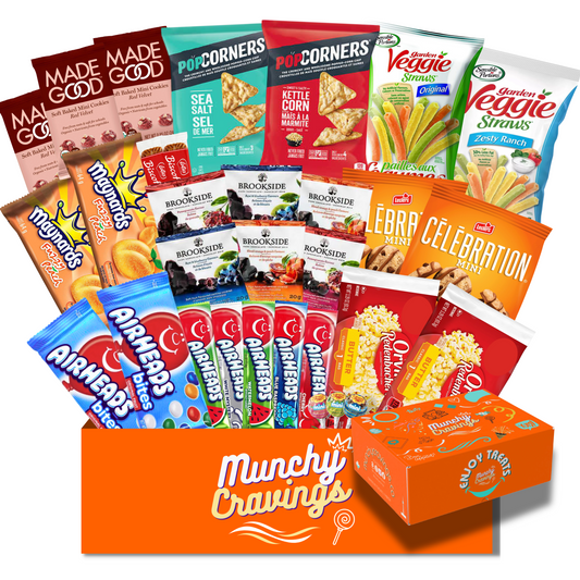 MunchyCravings Gourmet Snack Box (35 Count) 🍁